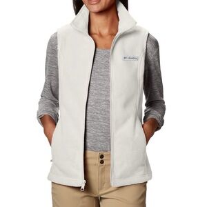 Columbia Women's Ivory Fleece Vest Small
